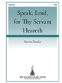 Speak Lord for Thy Servant Heareth
