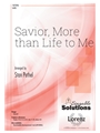 Savior More than Life to Me