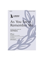 As You Serve Remember Me