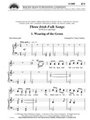 Three Irish Folk Songs