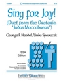 Sing For Joy  Duet From Judas Maccabaeus