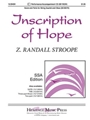 Inscription Of Hope