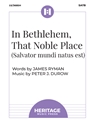 In Bethlehem That Noble Place