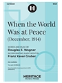 When the World Was at Peace