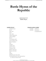 Battle Hymn Of The Republic
