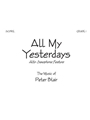 All My Yesterdays - Score