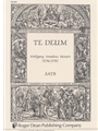 Te Deum - Choral Score