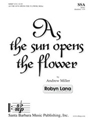 As the sun opens the flower
