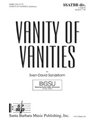 Vanity of Vanities