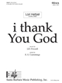 i thank You God