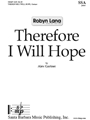 Therefore I Will Hope