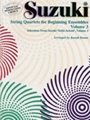String Quartets For Beginning Ens  Volume 3