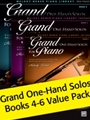 Grand One-Hand Solos Books 4-6 Value Pack
