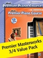 Premier Piano Course Masterworks Value Pack 3-4