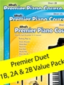 Premier Piano Course Duet Value Pack Bk 1B, 2A, & 2B
