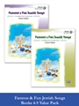 Famous & Fun Jewish Songs Bk 4-5 Value Pack