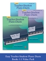 Easy Teacher-Student Piano Duets, Books 1-3 Value Pack