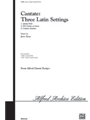 Cantate  3 Latin Settings