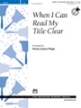 When I Can Read My Title Clear
