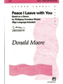 Peace I Leave With You