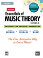 Essentials Of Music Theory  Version 3  Student Volume 1