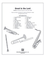 Great Is The Lord W/praise To The Lord