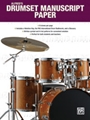 Alfred's Drumset Manuscript Paper