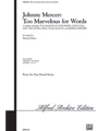 Johnny Mercer: Too Marvelous For Words