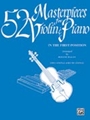 52 Masterworks For Violin