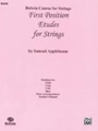 First Position Etudes For Strings