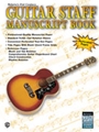 Guitar Staff Manuscript Book
