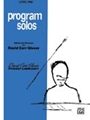 Program Solos  Volume 1