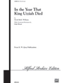 In The Year That King Uzziah Died