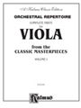 Orchestral Repertoire: Complete Parts for Viola from the Classic