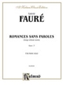 Romances Sans Paroles
