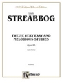 12 Very Easy & Melodious Studies Opus 63