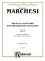 Twenty Elementary and Progressive Vocalises, Op. 15