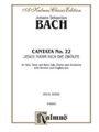 Cantata No. 22 -- Jesus nahm zu sich die Zwolfe
