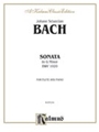 Sonata In G Minor  BWV 1020