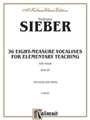 36 Eight Measure Vocalises