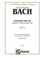 Cantata No. 63 -- Christen, atzet diesen Tag