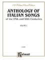 Anthology Of Italian Song-17th/18th Cent