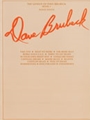 Genius Of Dave Bruebeck Volume 1
