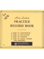 The New Music Students Practice Record Book