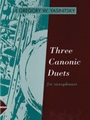Three Canonic Duets [2 Saxophones]