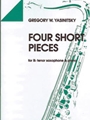Four Short Pieces [B-flat Tenor Saxophone & Piano]