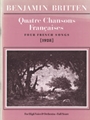 Quatre Chansons Francais