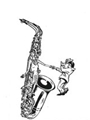 Greeting Cards: Saxophone (Pack of 8)