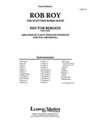 Rob Roy: The Scottish Robin Hood [Full Orchestra, Ensemble Works]