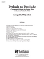 Prelude to Postlude [Violin 1, Violin 2 /Viola and Cello]